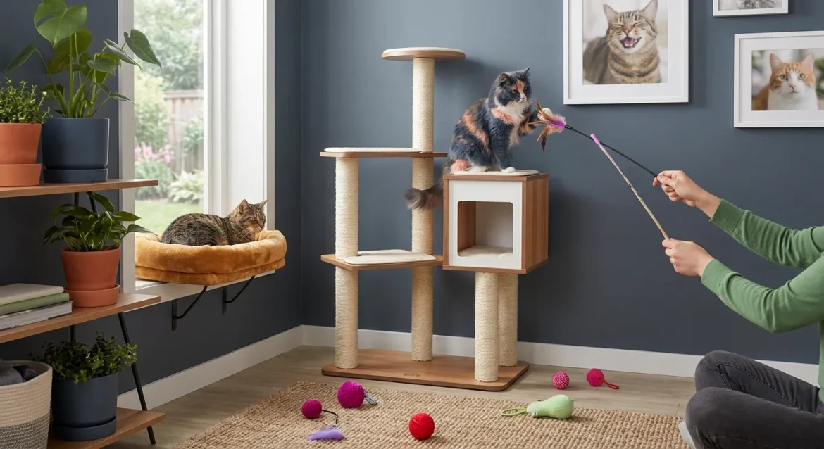 enriching cat home environment — Enriching Cat Home Environment: Boost Feline Happiness & Health